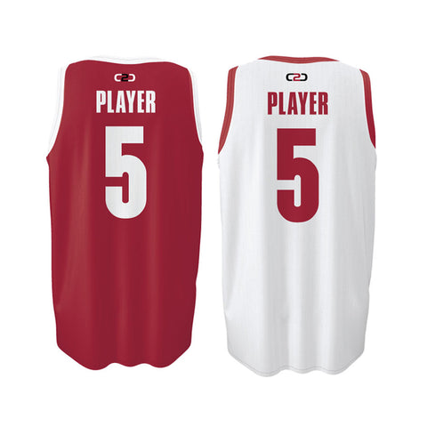 Custom Qld Core Reversible Basketball Singlet