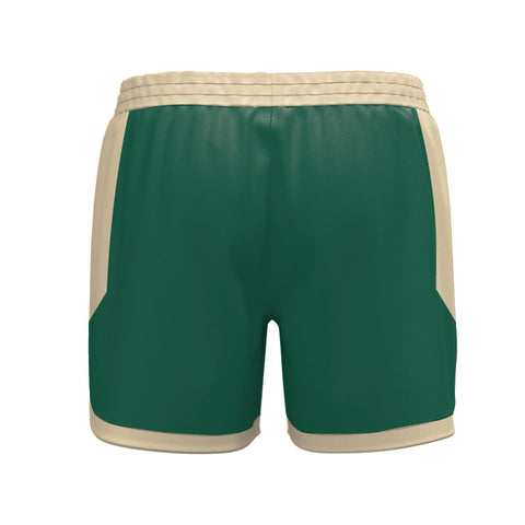 Team Name SlimFit HP Ladies Girls Curve Shorts Pro Design Your Own Custom Green