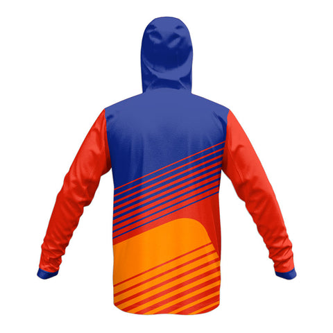 Custom Shift Tech Zip Hoodie Back View